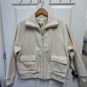 Joie Off-White Knit Jacket